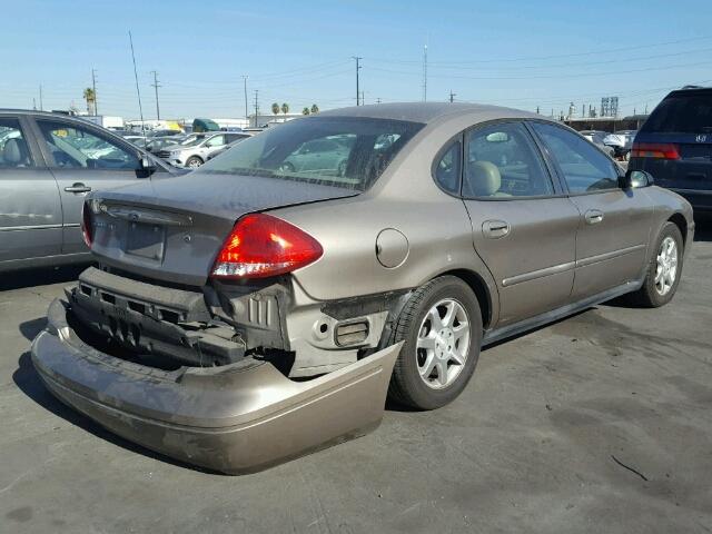 1FAFP56U96A214541 - 2006 FORD TAURUS SEL TAN photo 4