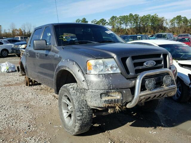 1FTPW14555FB14038 - 2005 FORD F150 SUPER GRAY photo 1