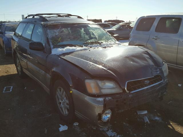 4S3BH675447629554 - 2004 SUBARU LEGACY OUT BLUE photo 1