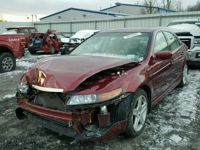 19UUA66206A036625 - 2006 ACURA 3.2TL BURGUNDY photo 2