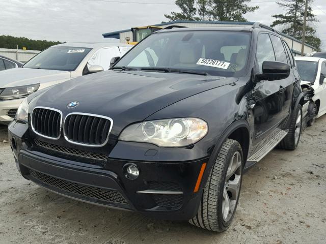 5UXZV4C59CL756807 - 2012 BMW X5 XDRIVE3 BLACK photo 2