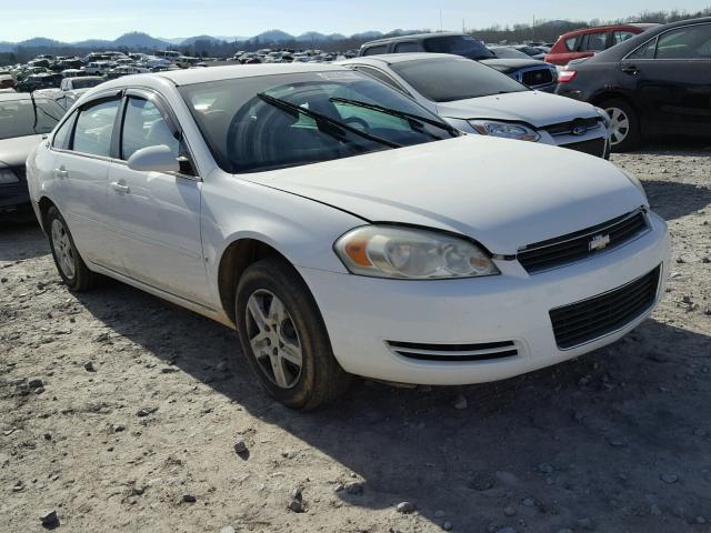 2G1WT58K169146225 - 2006 CHEVROLET IMPALA LT WHITE photo 1