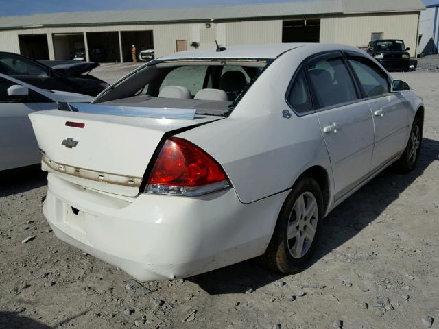 2G1WT58K169146225 - 2006 CHEVROLET IMPALA LT WHITE photo 4