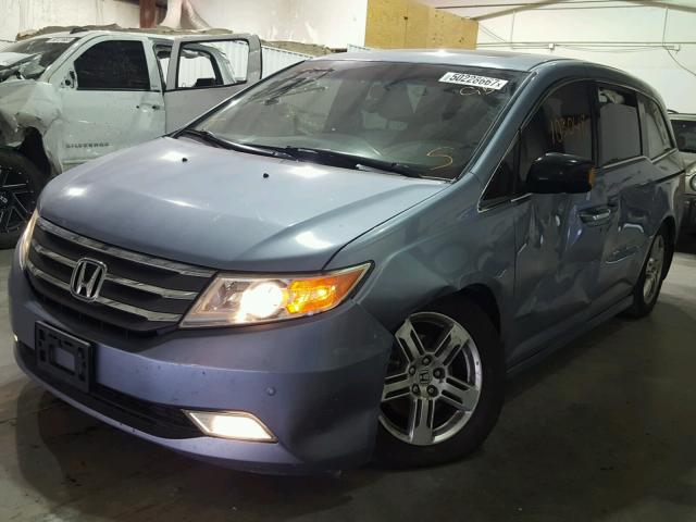 5FNRL5H94CB089673 - 2012 HONDA ODYSSEY TO BLUE photo 2