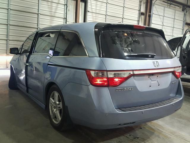 5FNRL5H94CB089673 - 2012 HONDA ODYSSEY TO BLUE photo 3