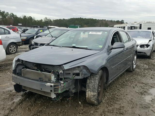 1G1ZH57B594206255 - 2009 CHEVROLET MALIBU 1LT ნაცრისფერი ფოტო 2