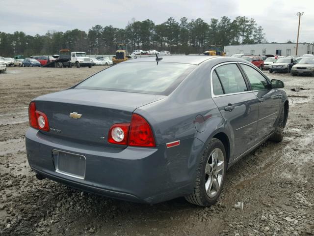 1G1ZH57B594206255 - 2009 CHEVROLET MALIBU 1LT ნაცრისფერი ფოტო 4