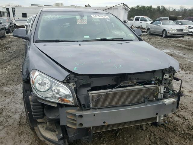 1G1ZH57B594206255 - 2009 CHEVROLET MALIBU 1LT ნაცრისფერი ფოტო 9