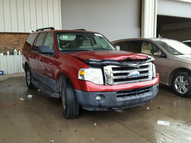 1FMFU16537LA96721 - 2007 FORD EXPEDITION RED photo 1