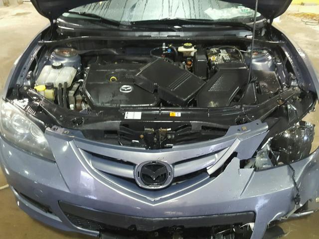 JM1BK123171601079 - 2007 MAZDA 3 S BLUE photo 7