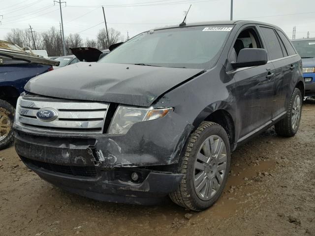 2FMDK3KC2ABA84189 - 2010 FORD EDGE LIMIT BLACK photo 2