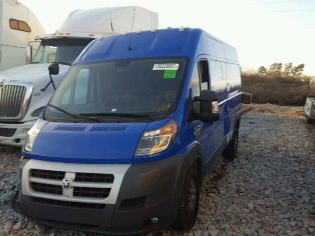 3C6TRVDG9FE507218 - 2015 RAM PROMASTER BLUE photo 2