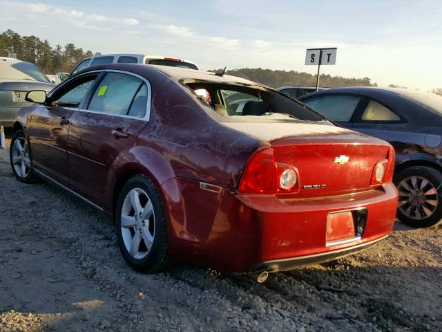 1G1ZD5EB6AF127376 - 2010 CHEVROLET MALIBU 2LT RED photo 3