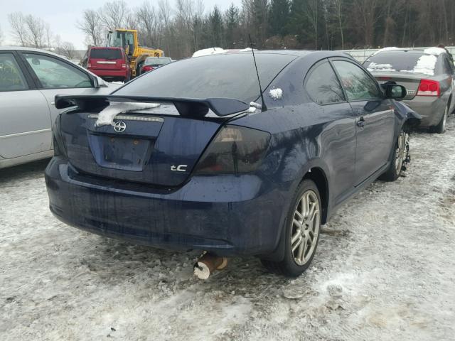 JTKDE177860139371 - 2006 TOYOTA SCION TC BLUE photo 4