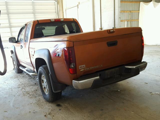 1GCDS196758180921 - 2005 CHEVROLET COLORADO ORANGE photo 3