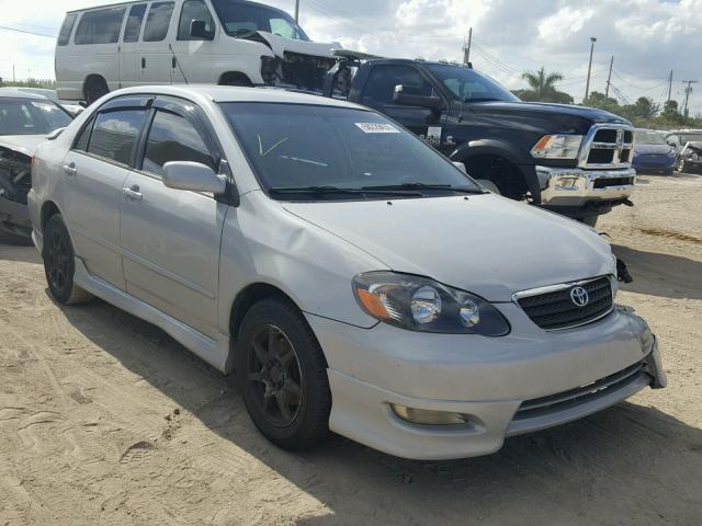 1NXBR32E15Z355666 - 2005 TOYOTA COROLLA CE SILVER photo 1