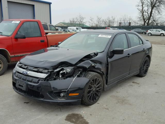 3FAHP0KC0CR251858 - 2012 FORD FUSION SPO BLACK photo 2