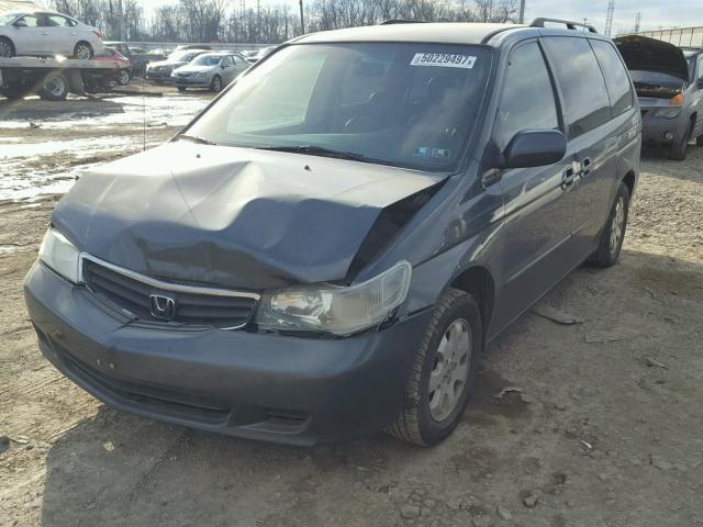 5FNRL18053B024499 - 2003 HONDA ODYSSEY EX GREEN photo 2