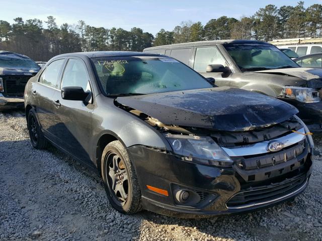 3FAHP0HA6BR217380 - 2011 FORD FUSION SE BLACK photo 1