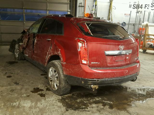 3GYFNEE37FS572965 - 2015 CADILLAC SRX LUXURY RED photo 3