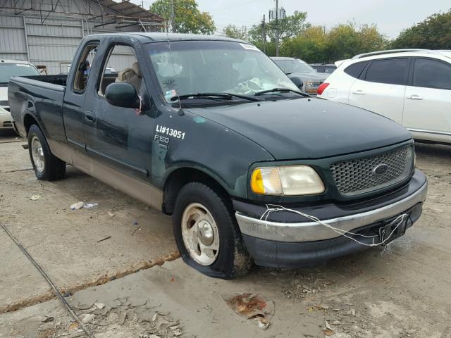 1FTRX17W01KA29006 - 2001 FORD F150 GREEN photo 1