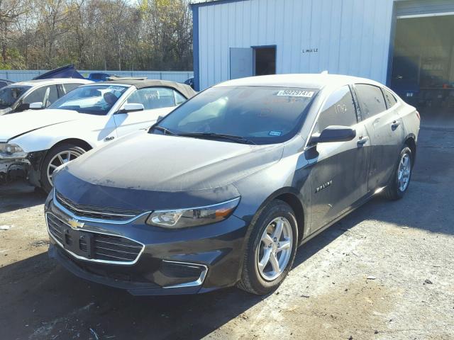 1G1ZB5ST0HF210587 - 2017 CHEVROLET MALIBU LS CHARCOAL photo 2