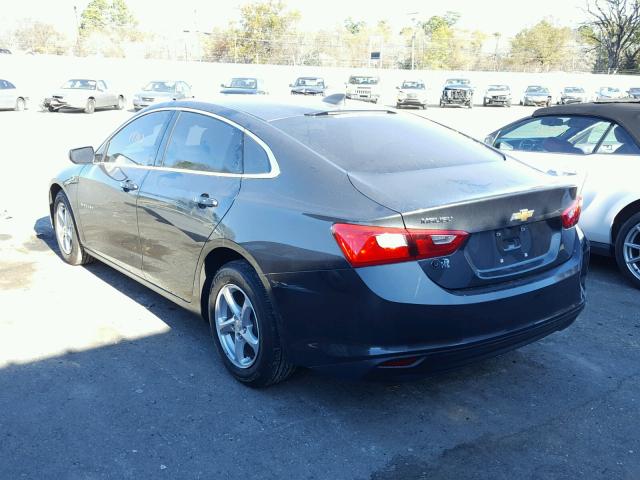 1G1ZB5ST0HF210587 - 2017 CHEVROLET MALIBU LS CHARCOAL photo 3
