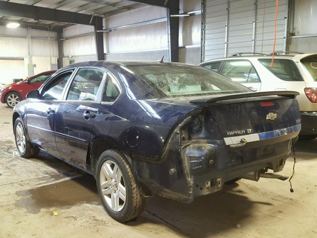 2G1WB5EK6B1278865 - 2011 CHEVROLET IMPALA LT BLUE photo 3