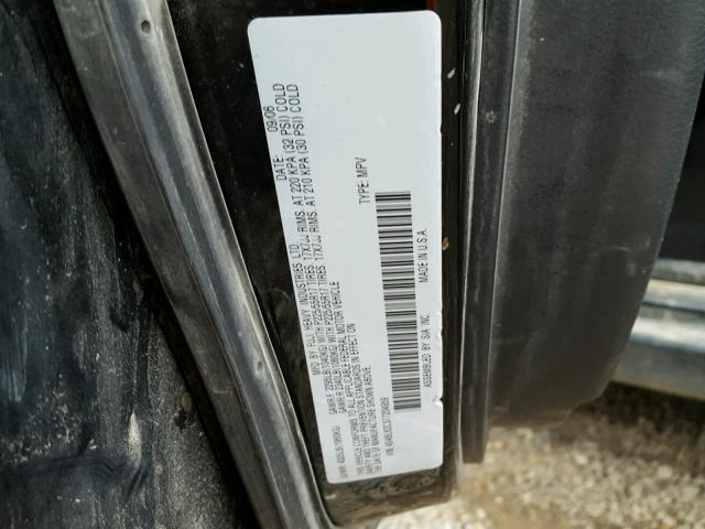 4S4BL62C377204959 - 2007 SUBARU LEGACY OUT BLACK photo 10