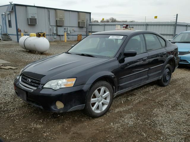 4S4BL62C377204959 - 2007 SUBARU LEGACY OUT BLACK photo 2