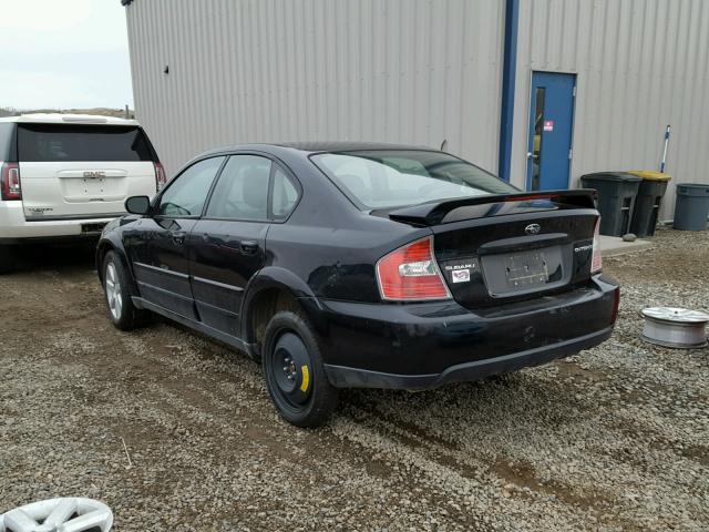 4S4BL62C377204959 - 2007 SUBARU LEGACY OUT BLACK photo 3