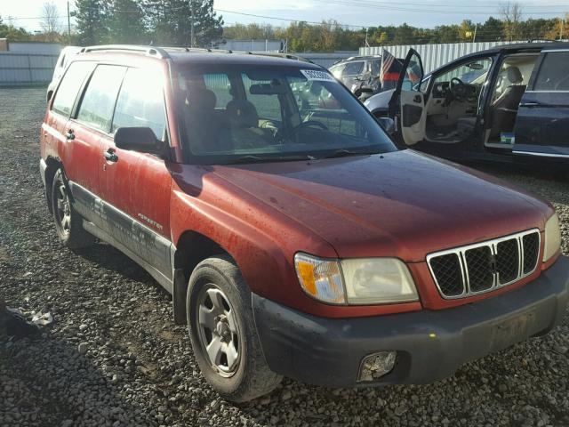 JF1SF635X1H726278 - 2001 SUBARU FORESTER L RED photo 1