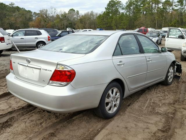 4T1BF30K76U627074 - 2006 TOYOTA CAMRY LE ვერცხლისფერი ფოტო 4