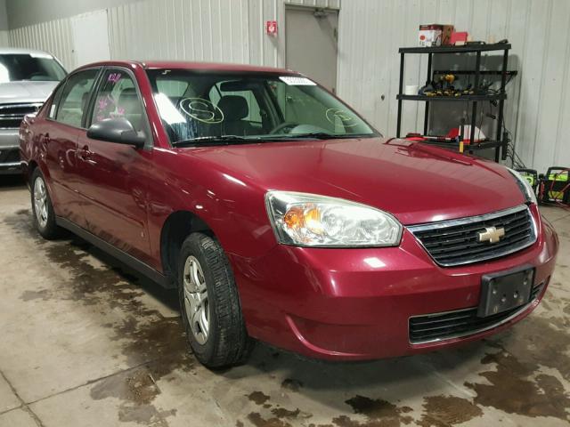 1G1ZS58F87F260282 - 2007 CHEVROLET MALIBU LS წითელი ფოტო 1