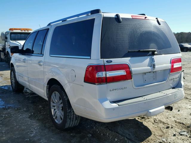 5LMJJ3J54BEJ08004 - 2011 LINCOLN NAVIGATOR 白色 照片 3