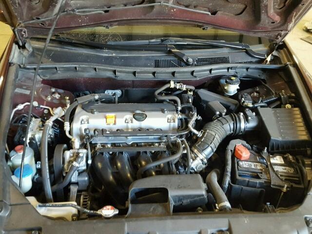 JHMCP26438C072771 - 2008 HONDA ACCORD LXP RED photo 7