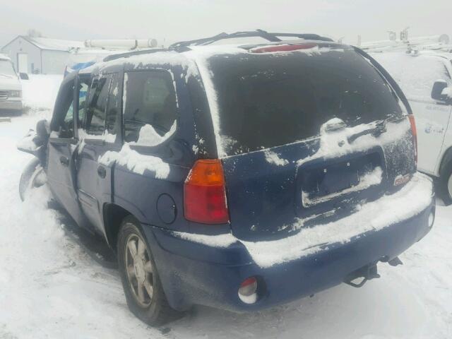 1GKDT13S642442128 - 2004 GMC ENVOY BLUE photo 3