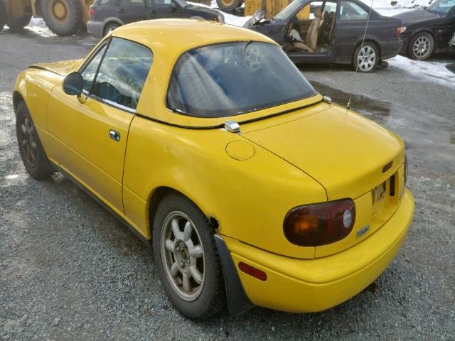 JM1NA3519N1315435 - 1992 MAZDA MX-5 MIATA YELLOW photo 3