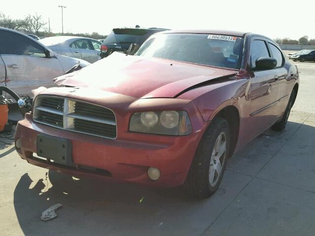 2B3KA43GX7H704901 - 2007 DODGE CHARGER SE RED photo 2