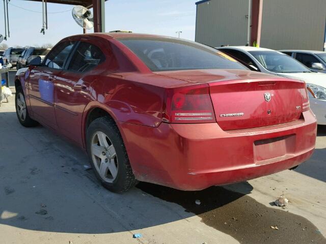 2B3KA43GX7H704901 - 2007 DODGE CHARGER SE RED photo 3