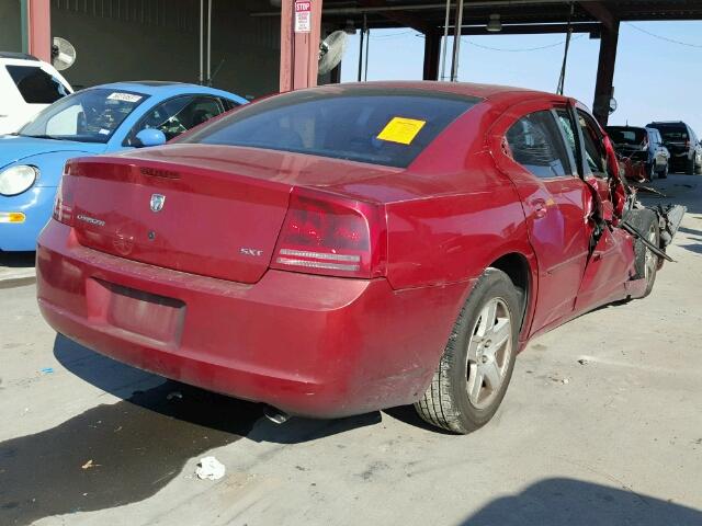 2B3KA43GX7H704901 - 2007 DODGE CHARGER SE RED photo 4