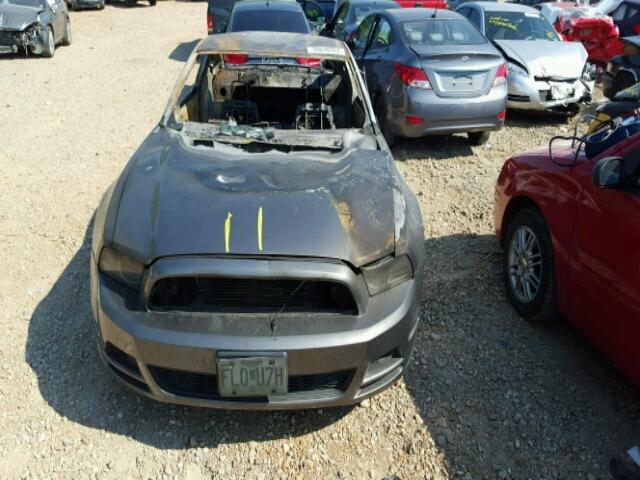 1ZVBP8AM8E5291505 - 2014 FORD MUSTANG GRAY photo 10