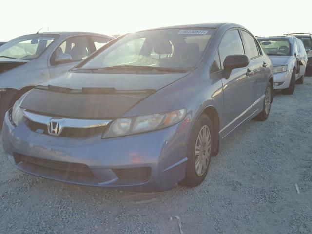 19XFA1F39AE060124 - 2010 HONDA CIVIC VP BLUE photo 2