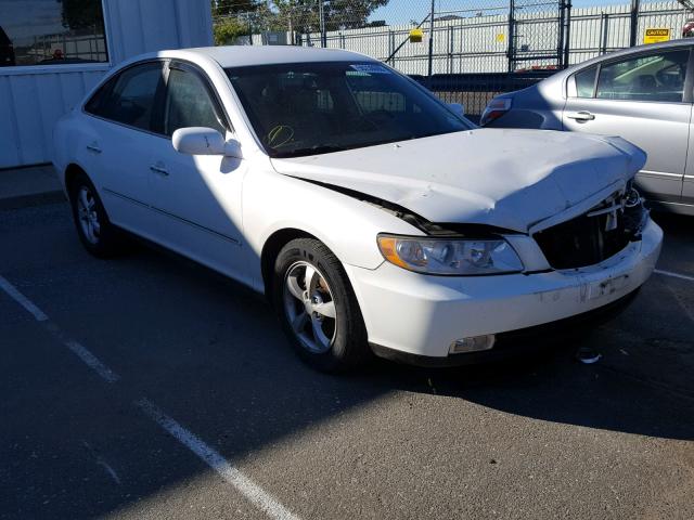 KMHFC46D37A234636 - 2007 HYUNDAI AZERA GLS WHITE photo 1