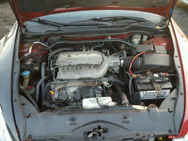 1HGCM81603A036256 - 2003 HONDA ACCORD EX RED photo 7