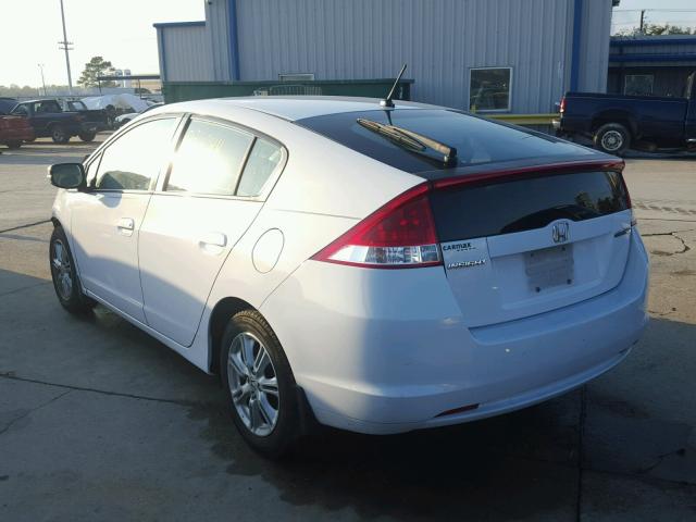 JHMZE2H77AS020577 - 2010 HONDA INSIGHT EX WHITE photo 3