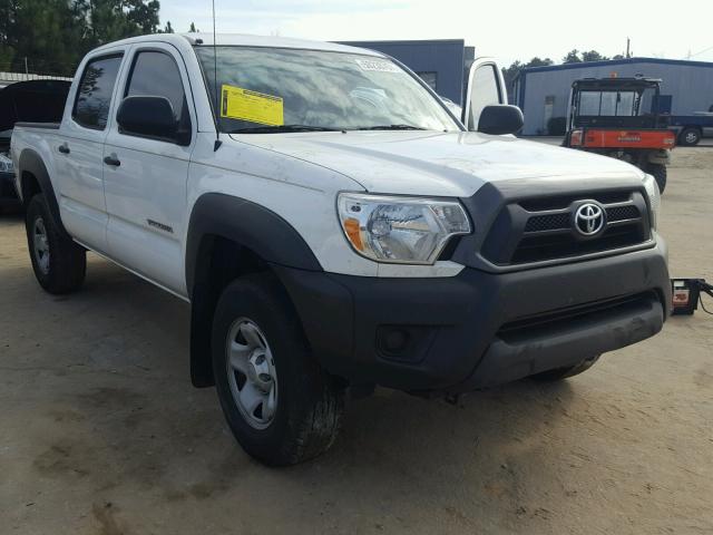 5TFJX4GN8FX047012 - 2015 TOYOTA TACOMA DOU WHITE photo 1