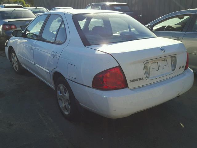 3N1CB51D76L624107 - 2006 NISSAN SENTRA 1.8 WHITE photo 3