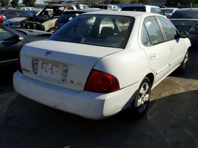 3N1CB51D76L624107 - 2006 NISSAN SENTRA 1.8 WHITE photo 4