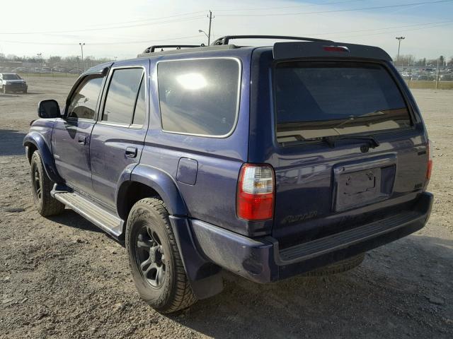 JT3GN86R320248870 - 2002 TOYOTA 4RUNNER SR BLUE photo 3